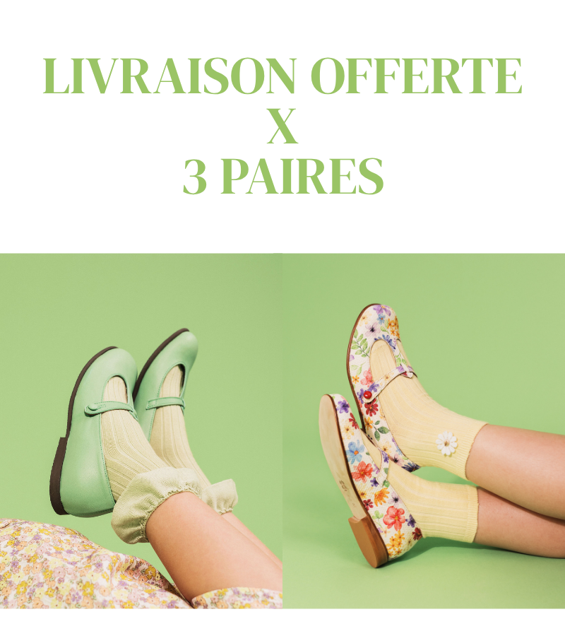 Offre 3 paires achetées, la 4ème offerte !